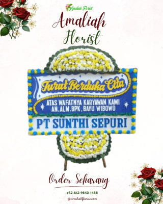 Papan Bunga Duka di Jati Karya