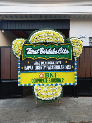 Papan Bunga Duka di Jati Karya