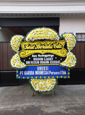 Papan Bunga Duka di Jati Karya
