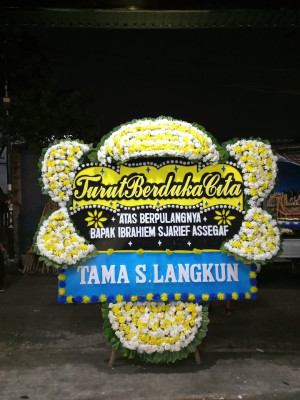 Papan Bunga Duka di Jati Karya
